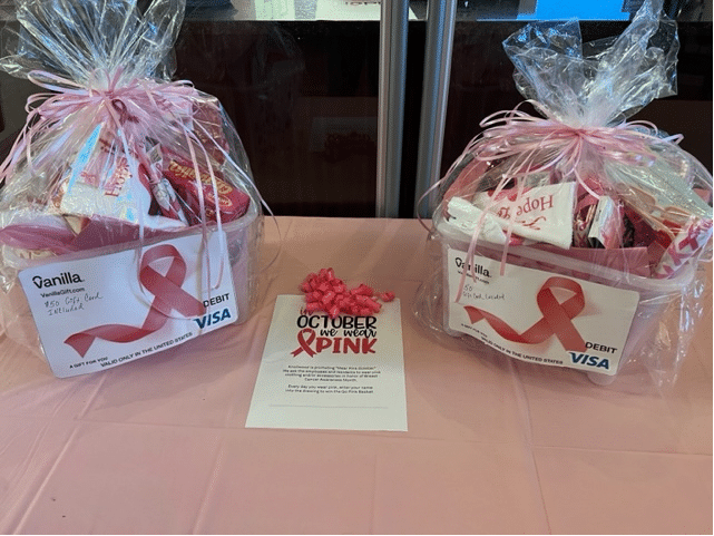 Knollwood Breast Cancer Awareness Basket