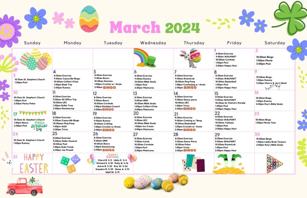 march 2024 calendar