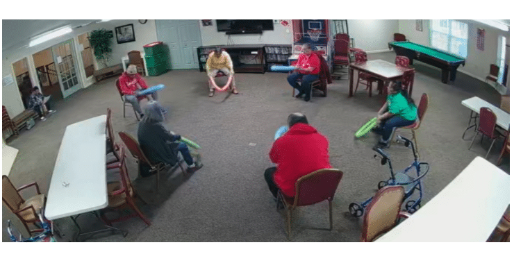 Knollwood residents start the year strong with movement and motivation