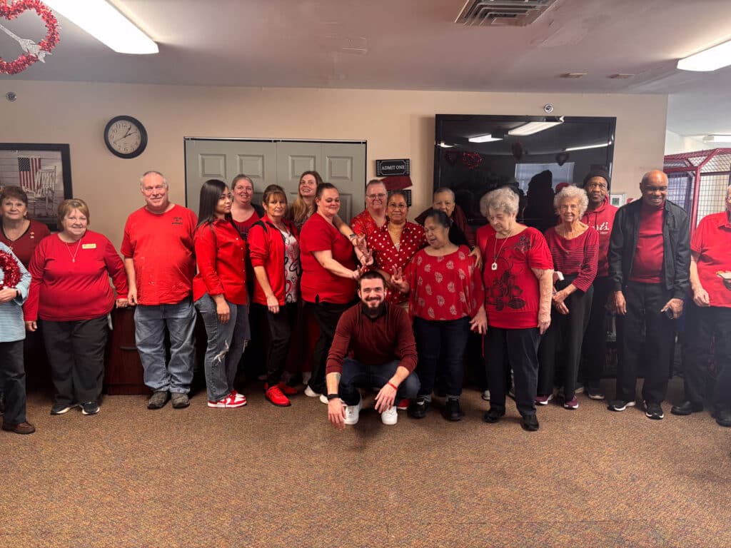 Knollwood Residents and Staff Unite for National Go Red Day