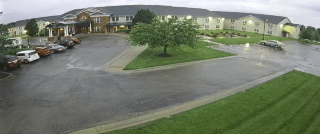 A cozy rainy morning begins at Knollwood Retirement Community