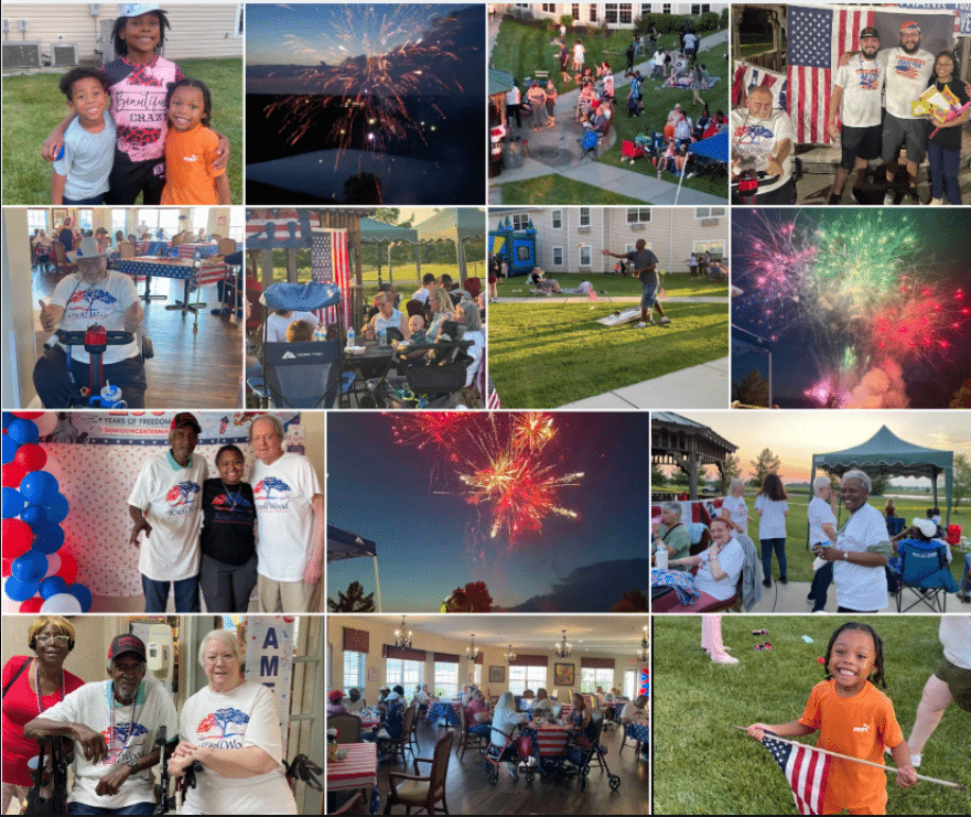 Knollwood celebrates 250 years of freedom with fireworks and fun.