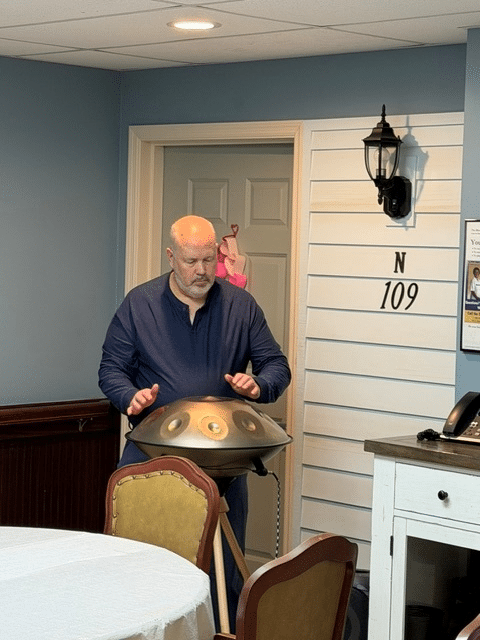 Handpan Music Brings Peace to Memory Care Residents